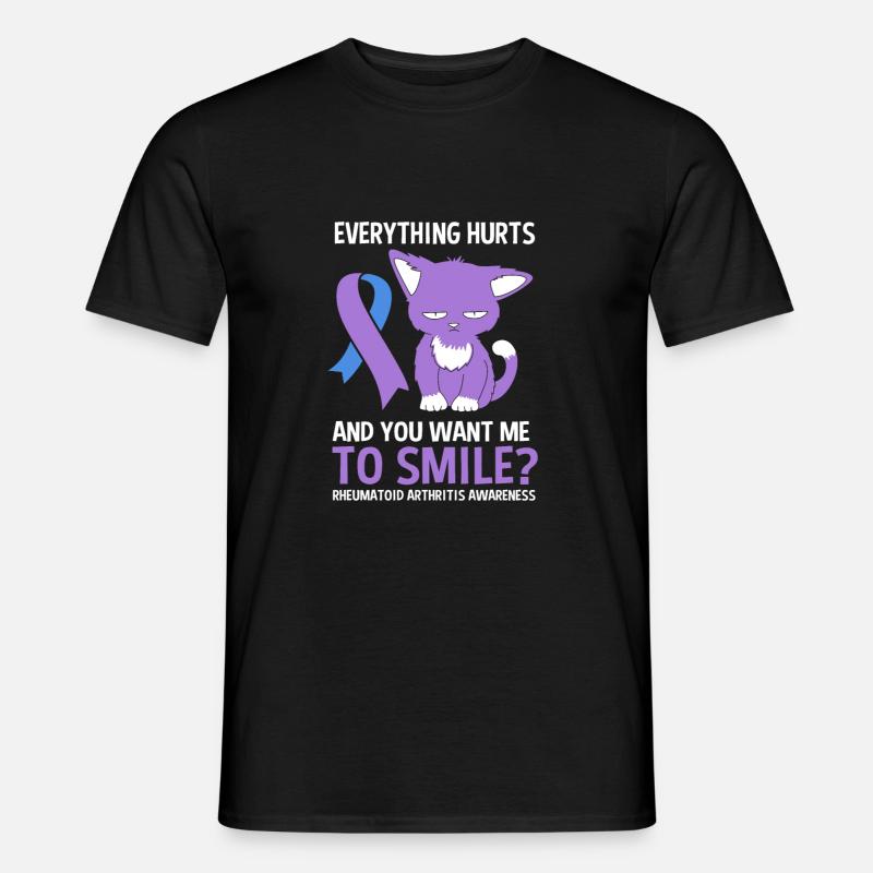 Rheuma Arthritis - Männer T-Shirt - Schwarz
