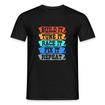Autofahrer - Männer T-Shirt - Schwarz - Vorne - AI Model Male 178 light (178cm)