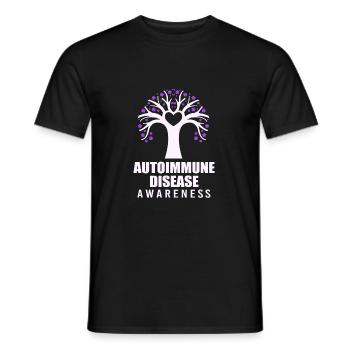 Autoimmune disease - Men's T-Shirt - black - Front - AI Model Male 178 light (178cm)