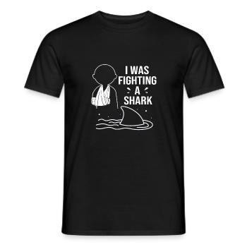 Broken Arm Bone Fracture - Men's T-Shirt - black - Front - AI Model Male 178 light (178cm)