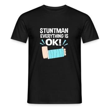 Broken Arm Bone Fracture - Men's T-Shirt - black - Front - AI Model Male 178 light (178cm)