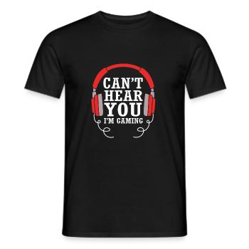Joueur - T-shirt homme - noir - Devant - AI Model Male 178 light (178cm)