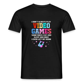 Joueur - T-shirt homme - noir - Devant - AI Model Male 178 light (178cm)