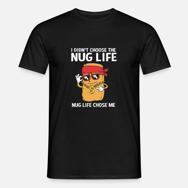 Chicken Nuggets - Männer T-Shirt - Schwarz