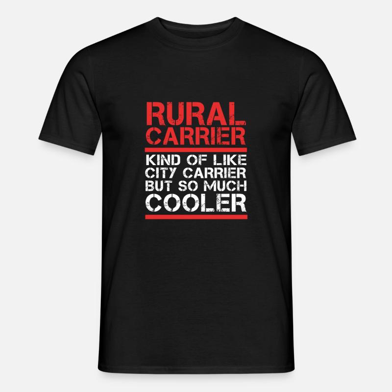Postbote - Männer T-Shirt - Schwarz