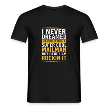 Facteur - T-shirt homme - noir - Devant - AI Model Male 178 light (178cm)