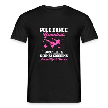 Pole Dance - Men's T-Shirt - black - Front - AI Model Male 178 light (178cm)