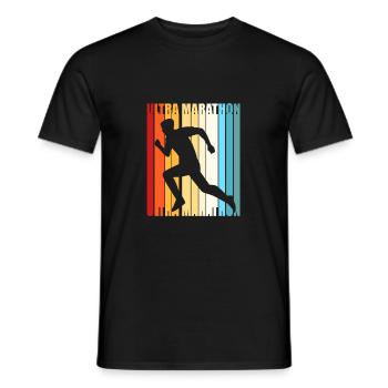 Trail running - T-shirt homme - noir - Devant - AI Model Male 178 light (178cm)