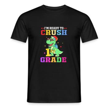First Year - Men's T-Shirt - black - Front - AI Model Male 178 light (178cm)