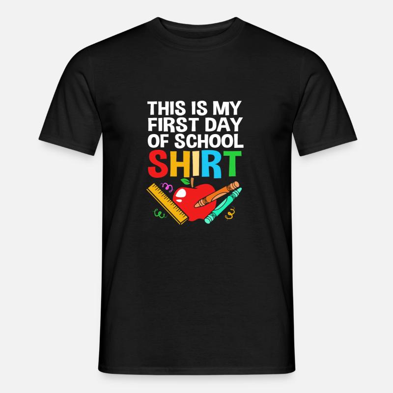 Erstklässler - Männer T-Shirt - Schwarz