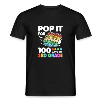 3. Klasse - Männer T-Shirt - Schwarz - Vorne - AI Model Male 178 light (178cm)