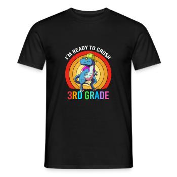 3. Klasse - Männer T-Shirt - Schwarz - Vorne - AI Model Male 178 light (178cm)
