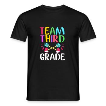 3. Klasse - Männer T-Shirt - Schwarz - Vorne - AI Model Male 178 light (178cm)