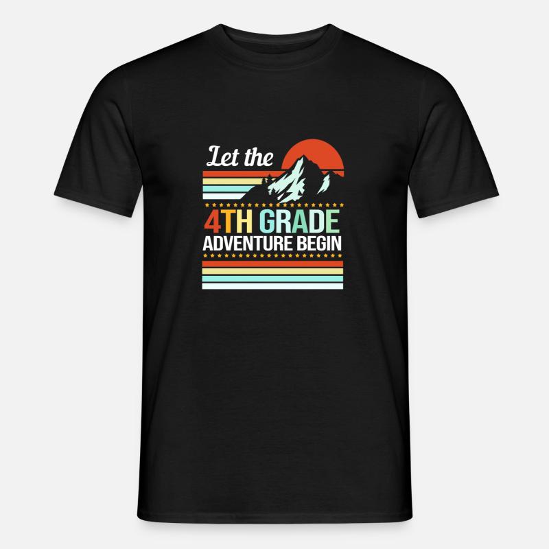 4. Klasse - Männer T-Shirt - Schwarz