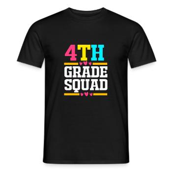 4e année - T-shirt homme - noir - Devant - AI Model Male 178 light (178cm)