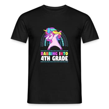 4e année - T-shirt homme - noir - Devant - AI Model Male 178 light (178cm)