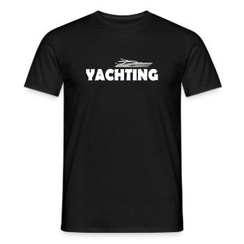 Yachting - T-shirt homme - noir - Devant - AI Model Male 178 light (178cm)