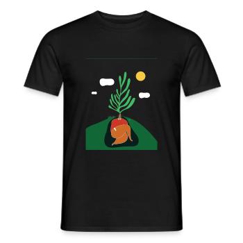 Menschlicher Baum - Männer T-Shirt - Schwarz - Vorne - AI Model Male 178 light (178cm)