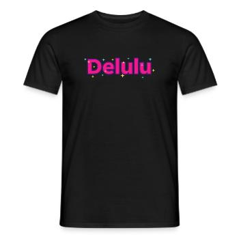 Delulu Vibes - Männer T-Shirt - Schwarz - Vorne - AI Model Male 178 light (178cm)