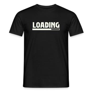 Chargement - T-shirt homme - noir - Devant - AI Model Male 178 light (178cm)