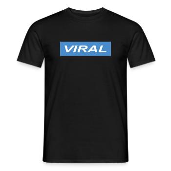 Viral - Men's T-Shirt - black - Front - AI Model Male 178 light (178cm)