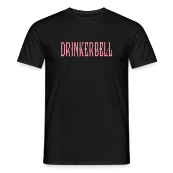 Drinkerbell - Männer T-Shirt - Schwarz - Vorne - AI Model Male 178 light (178cm)