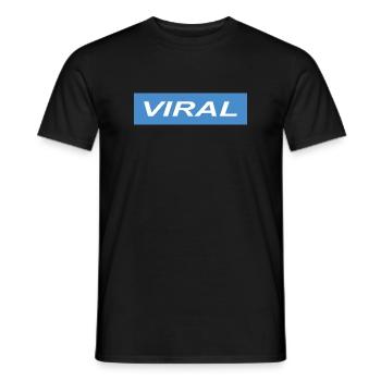 Viral - Men's T-Shirt - black - Front - AI Model Male 178 light (178cm)