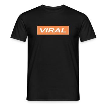 Viral - Men's T-Shirt - black - Front - AI Model Male 178 light (178cm)