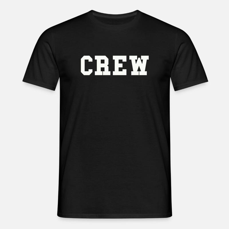crew - Männer T-Shirt - Schwarz