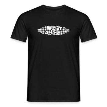 Vorname Albert - Männer T-Shirt - Schwarz - Vorne - AI Model Male 178 light (178cm)