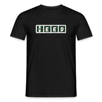 Need Weed - Men's T-Shirt - black - Front - AI Model Male 178 light (178cm)