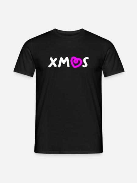 Noël Coeur Noël Noël Avent Père Noël - T-shirt homme - noir
