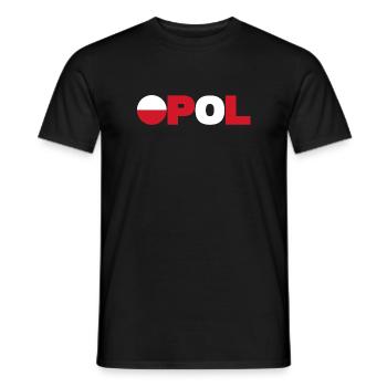 Polen - Männer T-Shirt - Schwarz - Vorne - AI Model Male 178 light (178cm)
