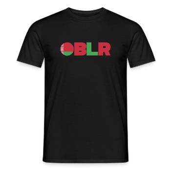 Belarus - Männer T-Shirt - Schwarz - Vorne - AI Model Male 178 light (178cm)