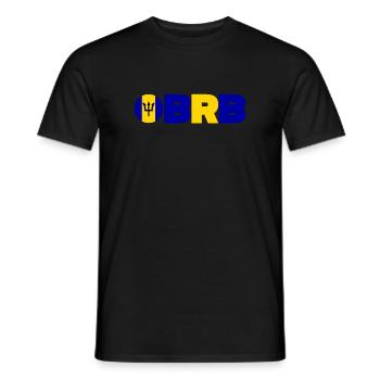 Barbade - T-shirt homme - noir - Devant - AI Model Male 178 light (178cm)