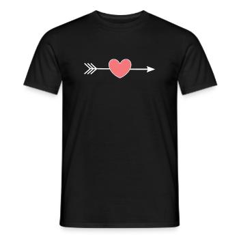 Valentinstag Geschenk Valentinstag - Männer T-Shirt - Schwarz - Vorne - AI Model Male 178 light (178cm)