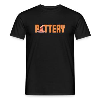 Pottery Creative Crafts Passion - Men's T-Shirt - black - Front - AI Model Male 178 light (178cm)