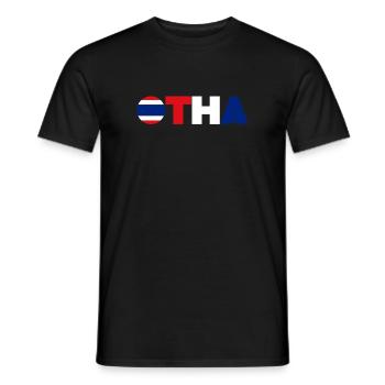 Thaïlande - T-shirt homme - noir - Devant - AI Model Male 178 light (178cm)
