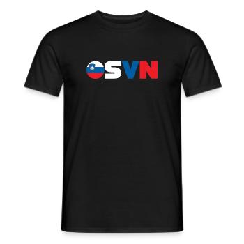 Slowenien - Männer T-Shirt - Schwarz - Vorne - AI Model Male 178 light (178cm)