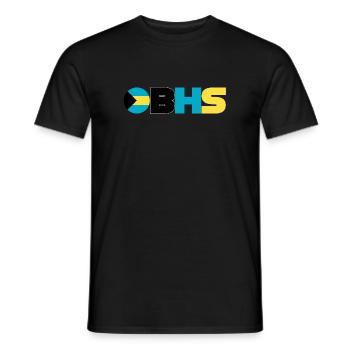 Bahamas - Men's T-Shirt - black - Front - AI Model Male 178 light (178cm)