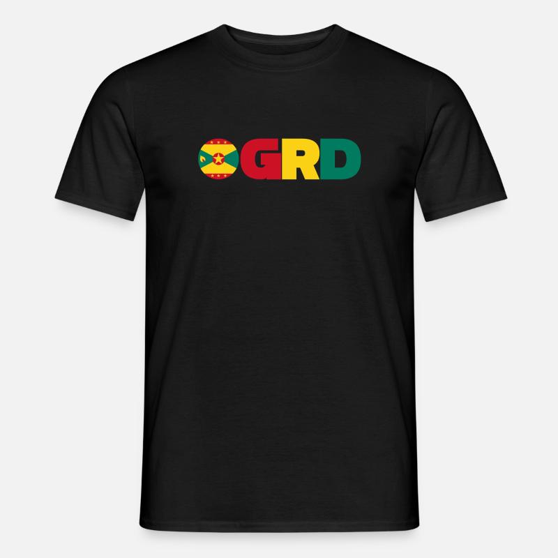 Grenada - Männer T-Shirt - Schwarz