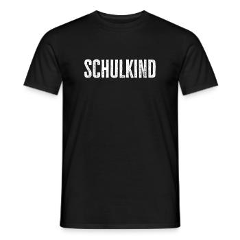 Schoolchild – Perfect for starting school & starting school - Men's T-Shirt - black - Front - AI Model Male 178 light (178cm)