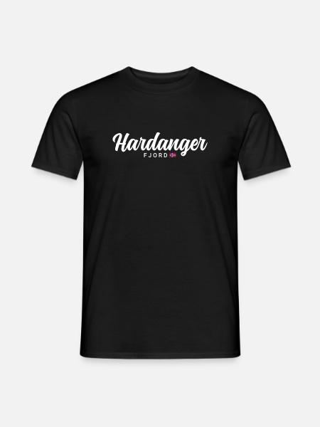 Hardanger Fjord - Männer T-Shirt - Schwarz