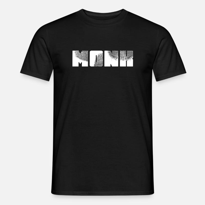 Monk - Männer T-Shirt - Schwarz