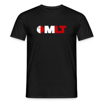 Malte - T-shirt homme - noir - Devant - AI Model Male 178 light (178cm)