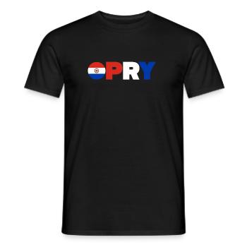 Paraguay - Men's T-Shirt - black - Front - AI Model Male 178 light (178cm)