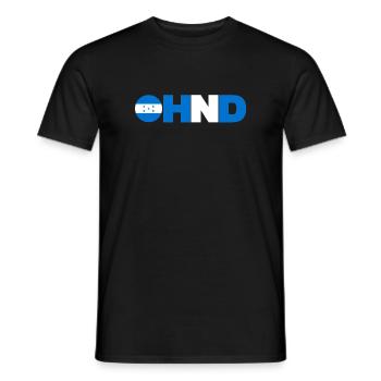 Honduras - Männer T-Shirt - Schwarz - Vorne - AI Model Male 178 light (178cm)