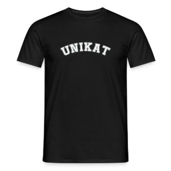 unikat - Männer T-Shirt - Schwarz - Vorne - AI Model Male 178 light (178cm)
