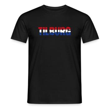 Tilburg Niederlande - Männer T-Shirt - Schwarz - Vorne - AI Model Male 178 light (178cm)
