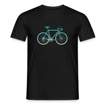 Vélo de route vélo de sport vélo - T-shirt homme - noir - Devant - AI Model Male 178 light (178cm)